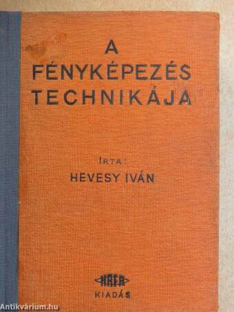 A fényképezés technikája II.