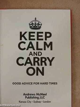 Keep Calm and Carry On