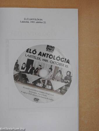 Élő antológia - CD-vel