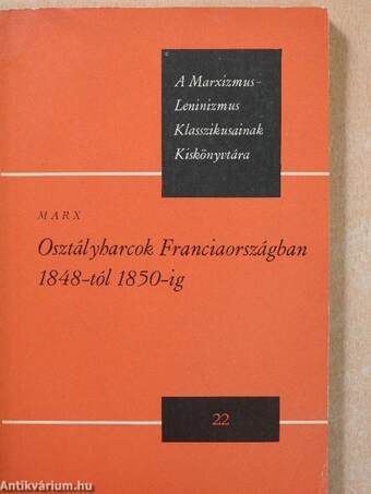 Osztályharcok Franciaországban 1848-tól 1850-ig