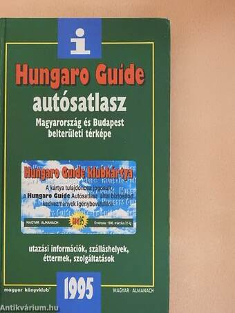 Hungaro Guide Autósatlasz 1995