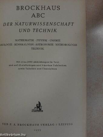 Brockhaus ABC der Naturwissenschaft und Technik