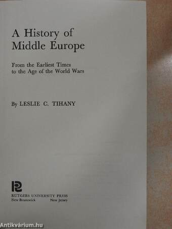 A History of Middle Europe
