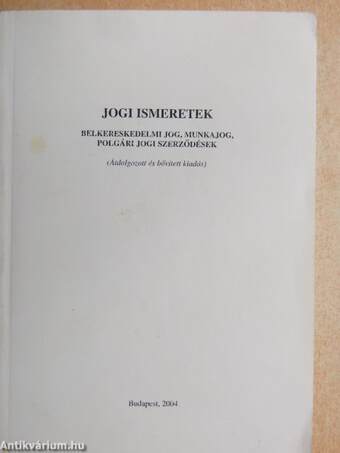 Jogi ismeretek