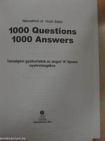 1000 Questions 1000 Answers - CD-vel