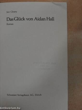 Das Glück von Aidan Hall