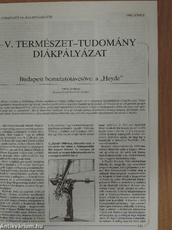 Természet Világa 1996. június