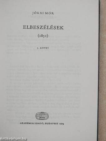 Elbeszélések 3.