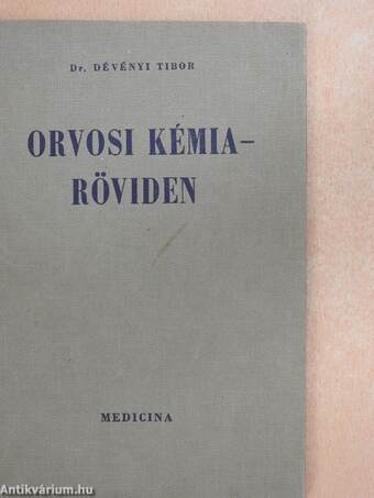 Orvosi kémia - röviden