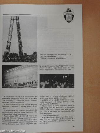 A Videoton labdarúgó krónikája 1941-1991