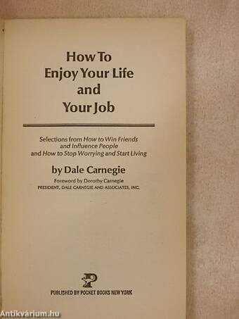 How To Enjoy Your Life and Your Job