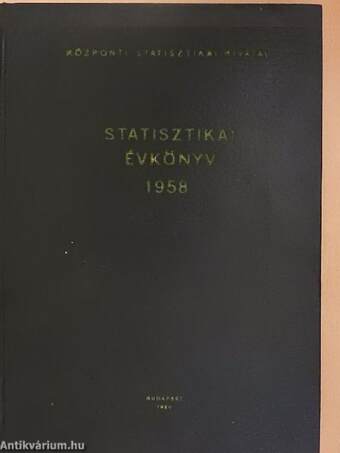 Statisztikai évkönyv 1958