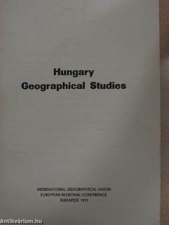 Hungary Geographical Studies