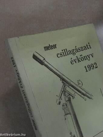 Meteor csillagászati évkönyv 1992