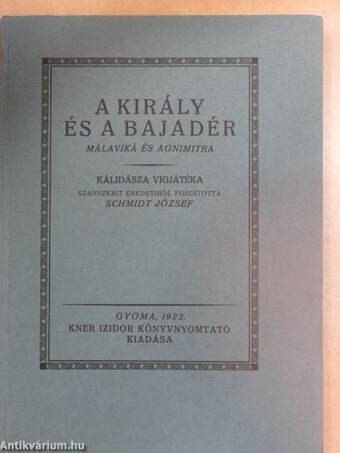 A király és a bajadér