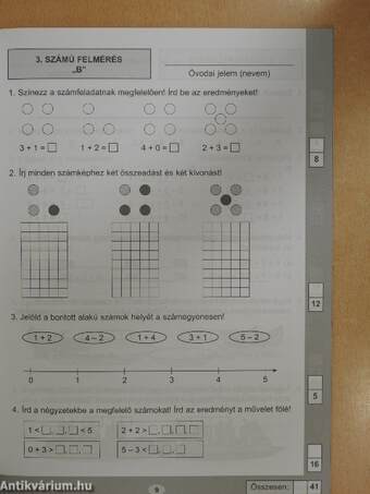 Felmérések az 1-2. osztályos matematikához