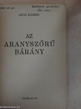 Az aranyszőrű bárány