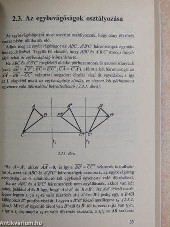 Fejezetek az elemi geometriából