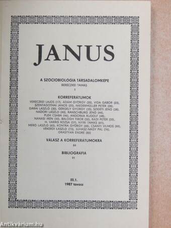 Janus 1987. tavasz