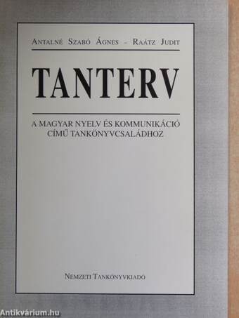 Tanterv a Magyar nyelv és kommunikáció című tankönyvcsaládhoz