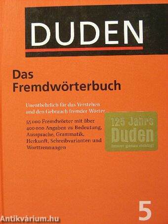 Duden 5 - Das Fremdwörterbuch