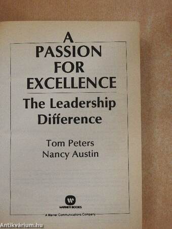 A Passion for Excellence