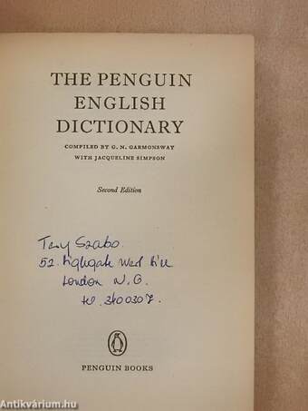 The Penguin English Dictionary