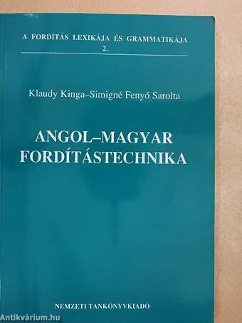 Angol-magyar fordítástechnika