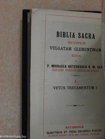 Biblia Sacra I-V.