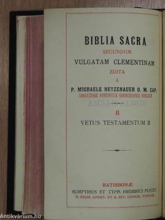 Biblia Sacra I-V.