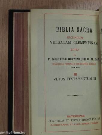 Biblia Sacra I-V.