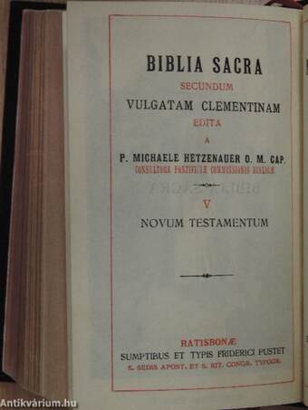 Biblia Sacra I-V.