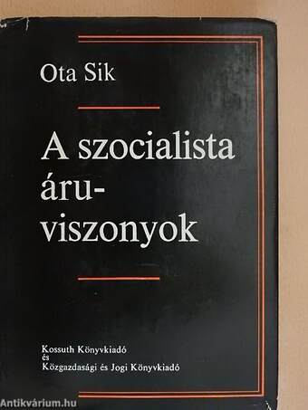 A szocialista áruviszonyok