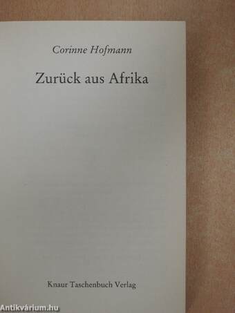 Zurück aus Afrika