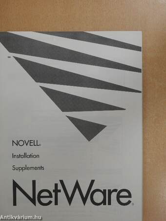 Novell NetWare - Installation Supplements