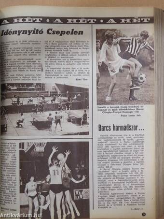 Képes sport 1970. (fél évfolyam)