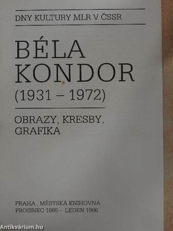 Béla Kondor