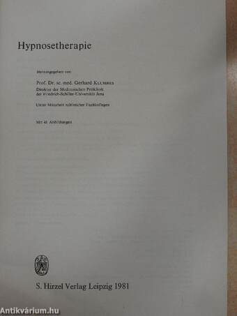 Hypnosetherapie