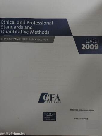 Ethical and Professional Standards and Quantitative Methods