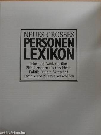 Neues Grosses Personen Lexikon