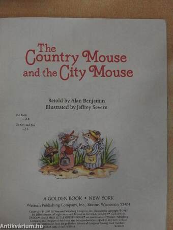 The Country Mouse and the City Mouse