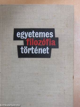 Egyetemes filozófiatörténet