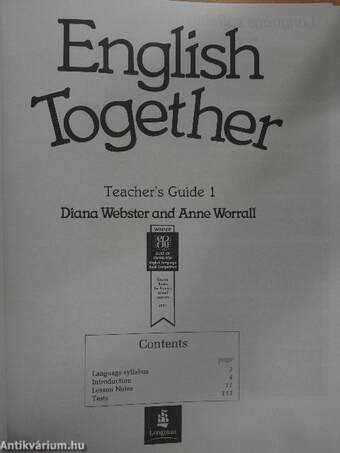 English Together - Teacher's Guide 1