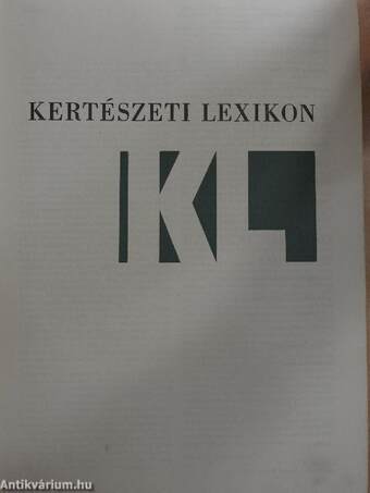 Kertészeti lexikon