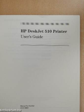 HP DeskJet 510 Printer