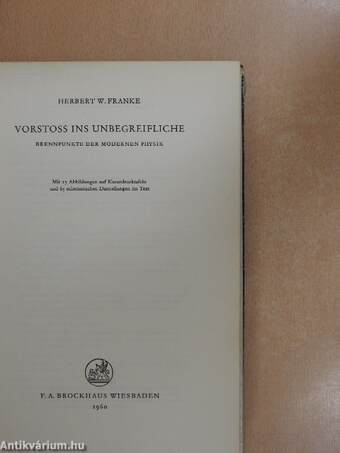 Vorstoss ins Unbegreifliche