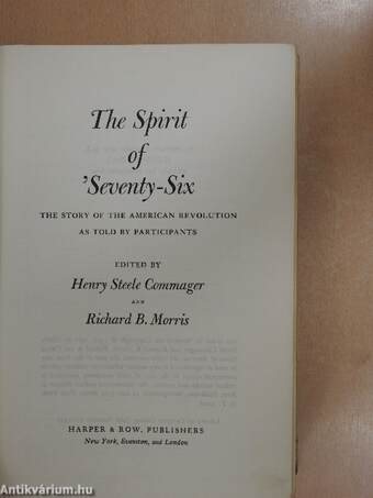 The Spirit of 'Seventy-Six