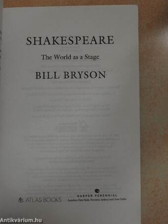 Shakespeare - The World as a Stage