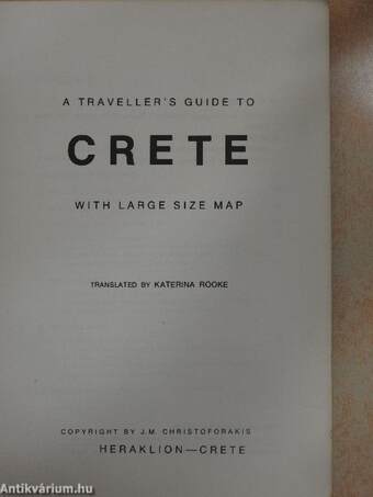 A Traveller's Guide to Crete