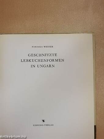 Geschnitzte Lebkuchenformen in Ungarn